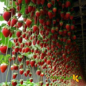 Клубника ампельная Анастасия купить по цене от 370р. в интернет-магазине «Посадика» с доставкой почтой в в Рузае и по всей России – [изображение №1].
